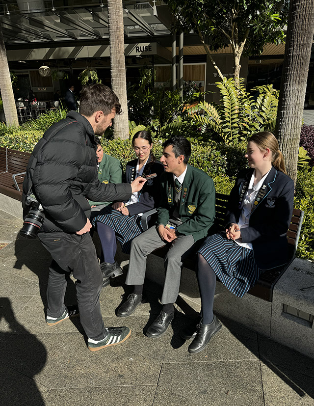 ABC Radio Youth Summit Interview with Parramatta Marist Westmead Students